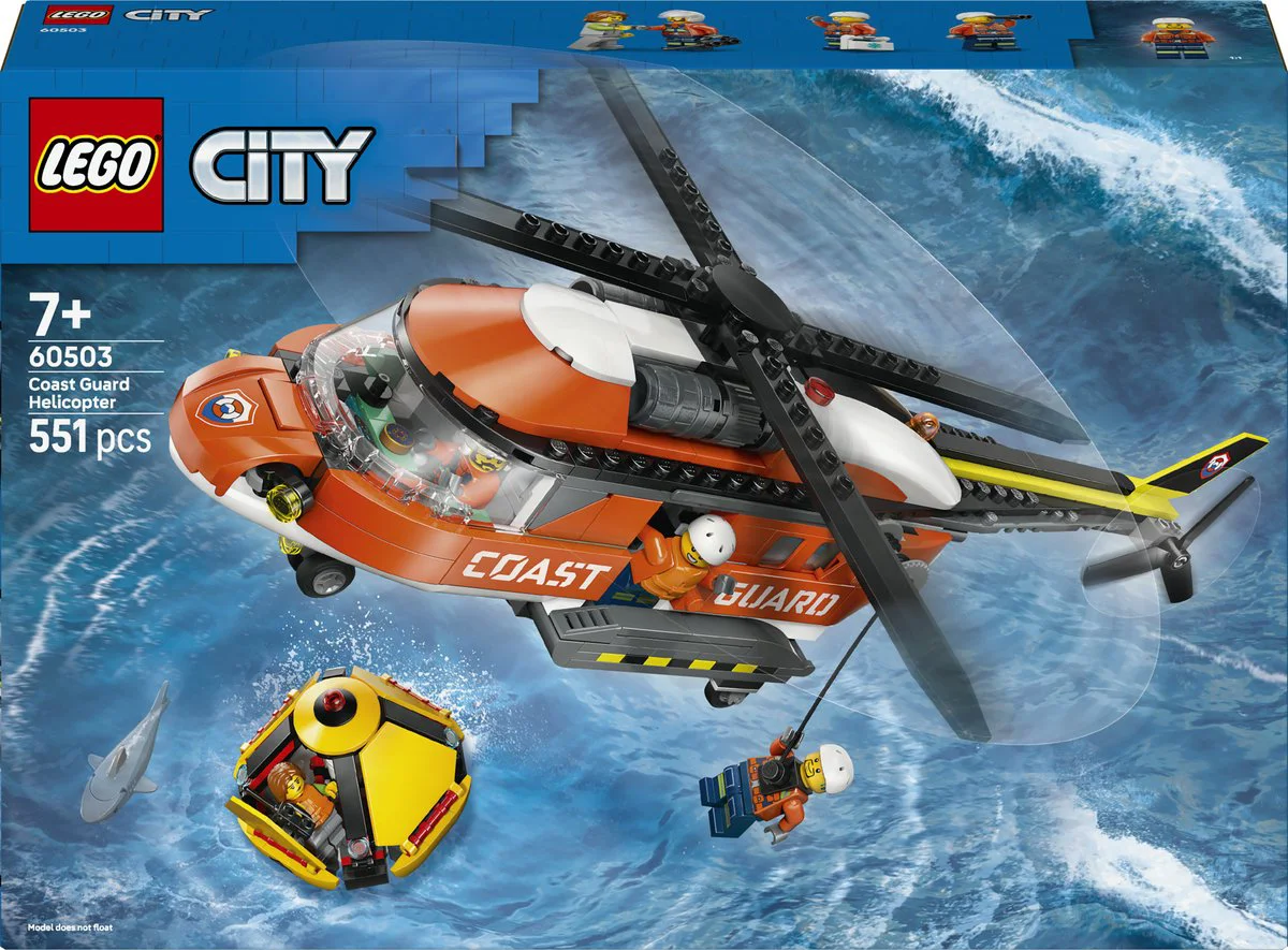 LEGO City Kustwacht Helikopter 60503