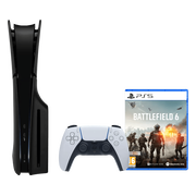 Sony PlayStation 5 Slim Disc Edition + Battlefield 6 + Covers Zwart