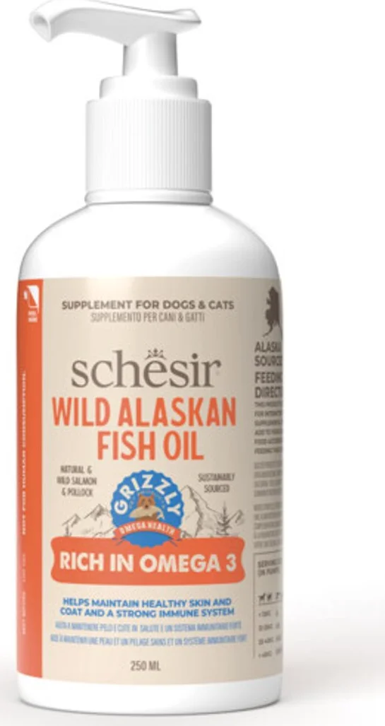 Schesir Grizzly Wild Alaskan Fish Oil 250 ml