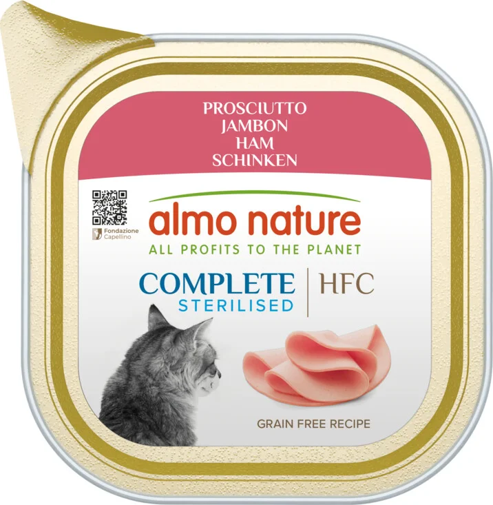 34x Almo Nature HFC Kattenvoer Nat Ham 85 gr