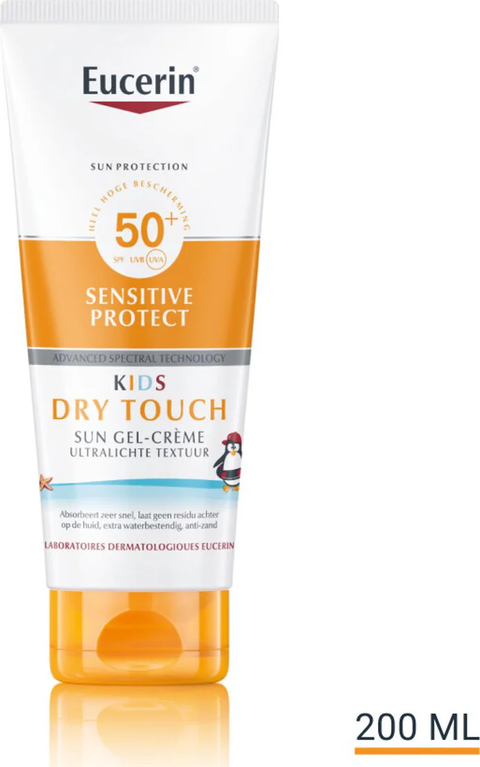 2x Eucerin Sun Sensitive Protect Dry Touch Kids Gel-Crème SPF50+ 200 ml