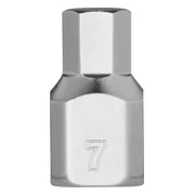 Milwaukee Bitdop 1/4″ 7 mm zeskant - kort - 4932500479