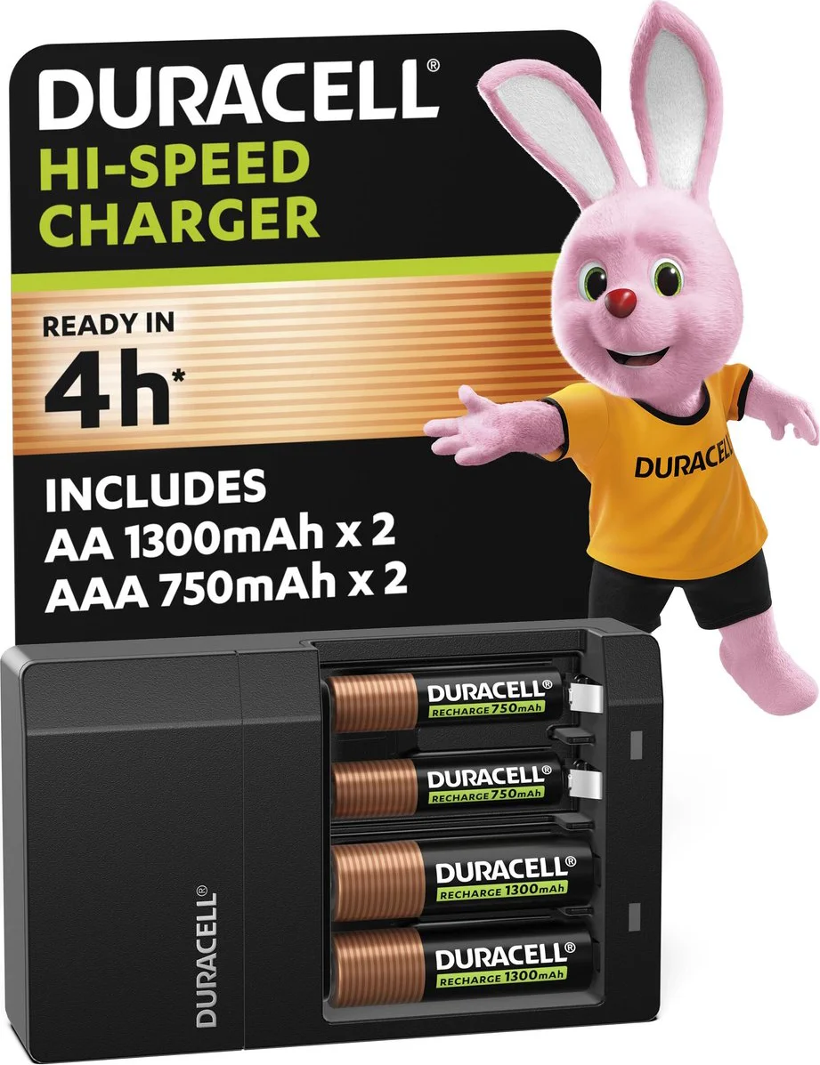 Duracell Oplader CEF14+2AA/AAA CN MON WE