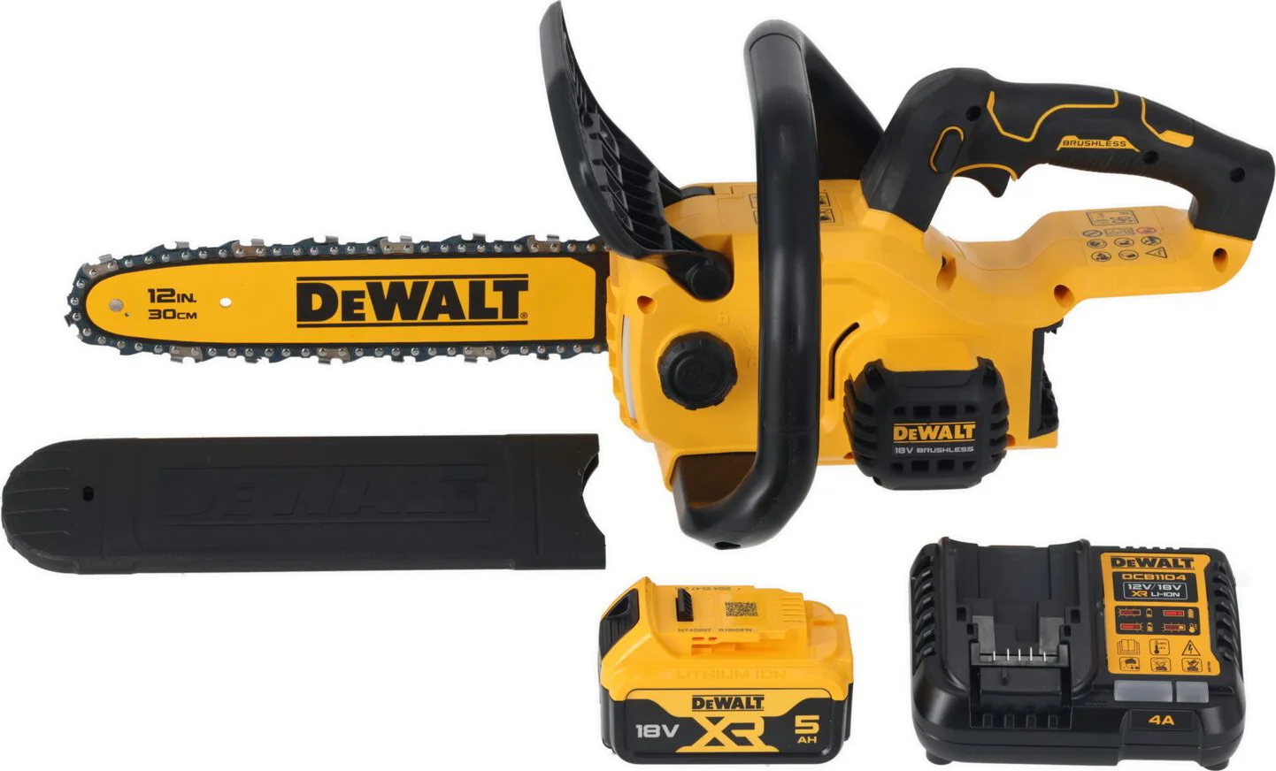 DeWALT DCMCS565P1 Accu tophandle kettingzaag 30cm 18V XR 5.0Ah