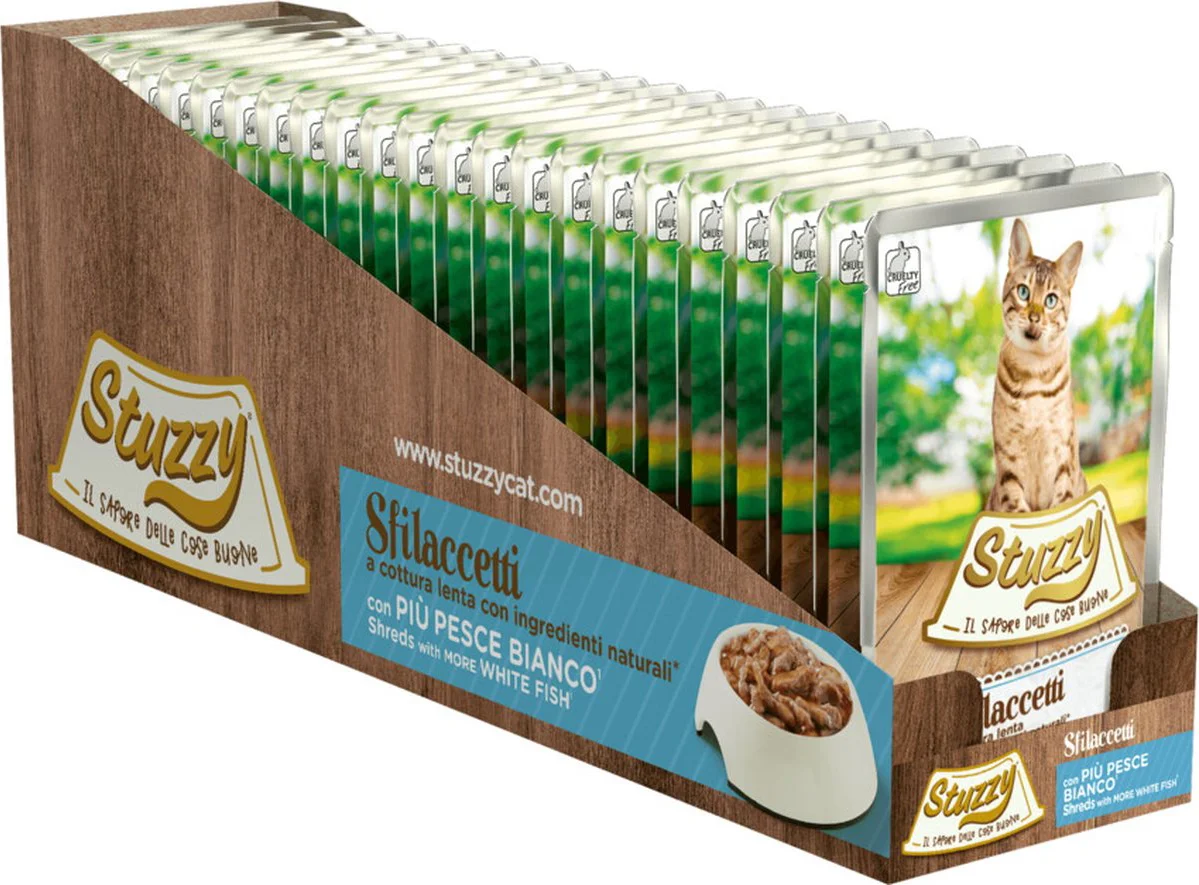 24x Stuzzy Kat Shreds Vis 85 gr