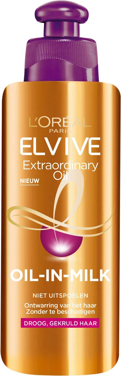 L'Oréal Elvive Extraordinary Oil Krulverzorging Oil-In-Milk 200 ml