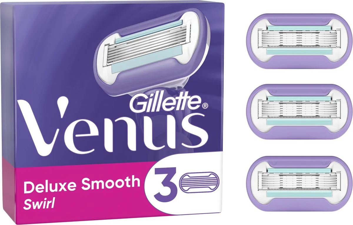Gillette Venus Scheermesjes Deluxe Smooth Swirl 3ST