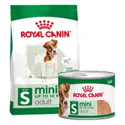 Royal Canin Mini Adult + Royal Canin Mini Adult Wet Combi - Hondenvoer - 8kg + 12x195g