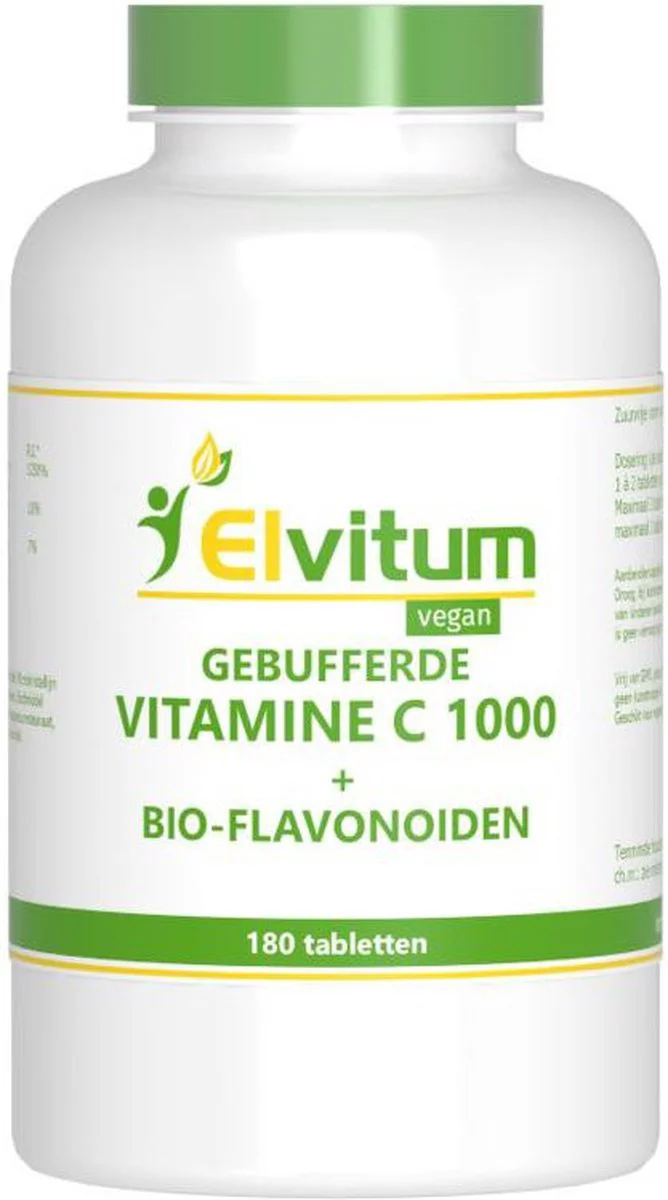 Elvitum Gebufferde Vitamine C 1000 180TB