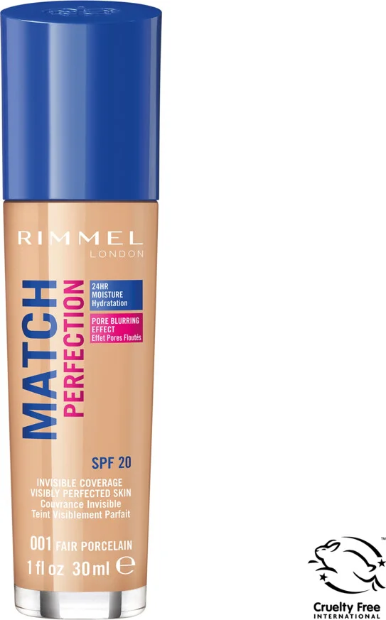Rimmel Match Perfection Foundation Fair Porcelain 1 30 ml