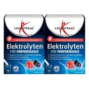 2x Lucovitaal Elektrolyten Pre Performance 10 sachets
