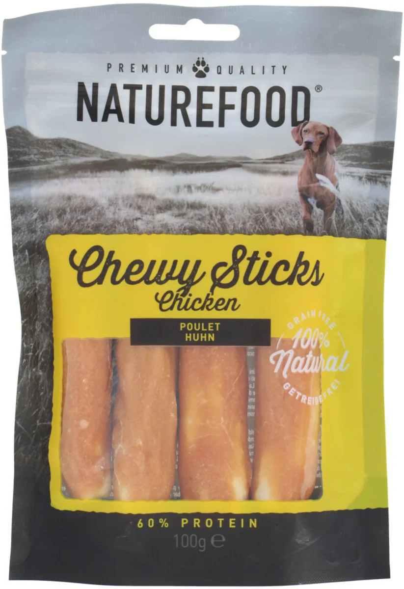 7x Rosewood Naturefood Chewy Sticks Kip 100 gr