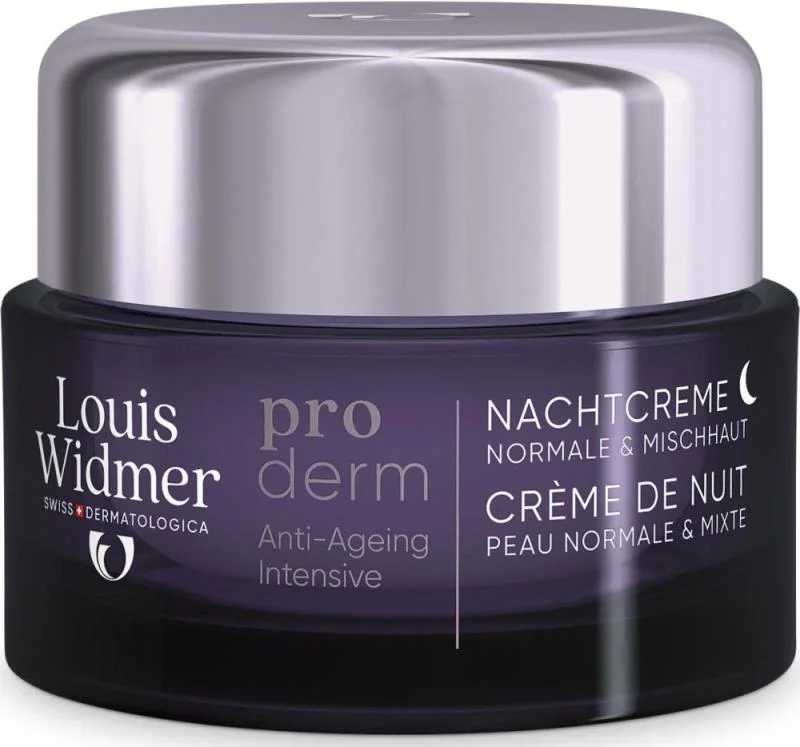 Louis Widmer Proderm Nachtcrème Licht Geparfumeerd 50ml