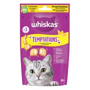 Whiskas Temptations Kattensnacks Kip & Kaas 60 gr