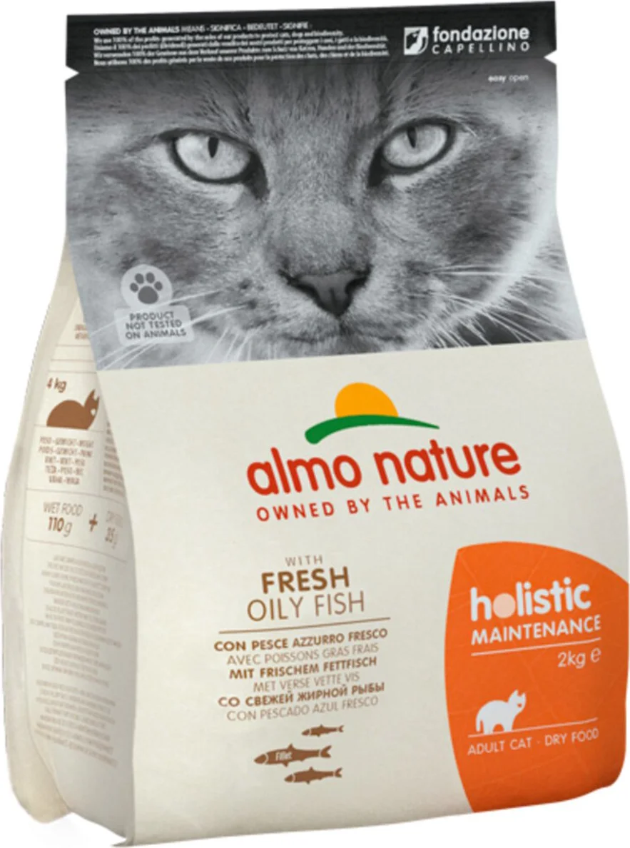Almo Nature Holistic Kattenvoer Droog Witvis & Rijst 2 kg