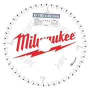 Milwaukee Cirkelzaagblad voor Hout | Ø 190mm Asgat 30mm 48T - 4932471380
