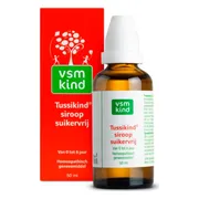 Vsm Kind 0-6 Tussikind Siroop Suikervrij 50ML