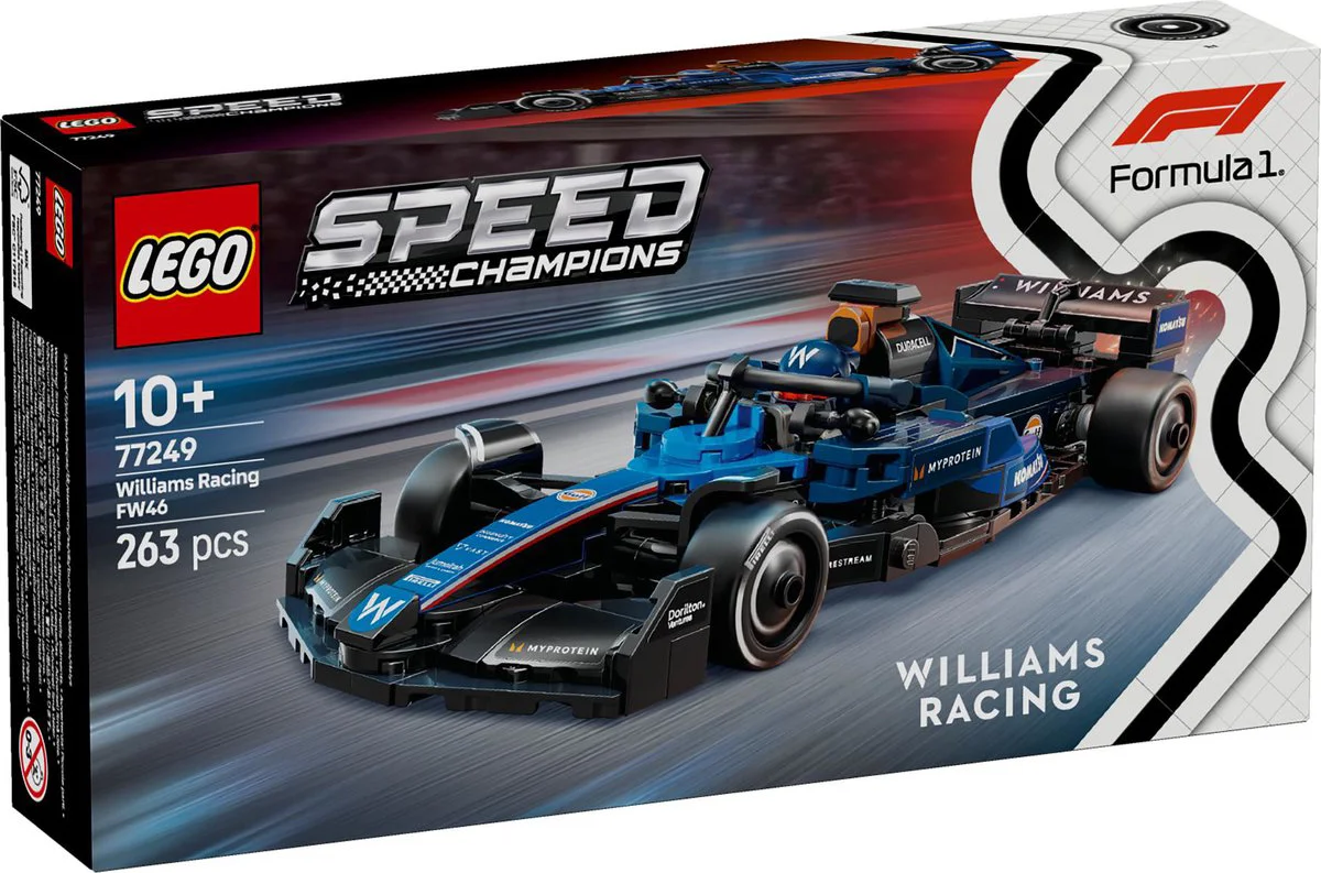LEGO Speed Champions Williams Racing FW46 F1 racewagen 77249