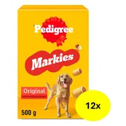 12x Pedigree Markies Original Hondensnacks Vlees 500 gr