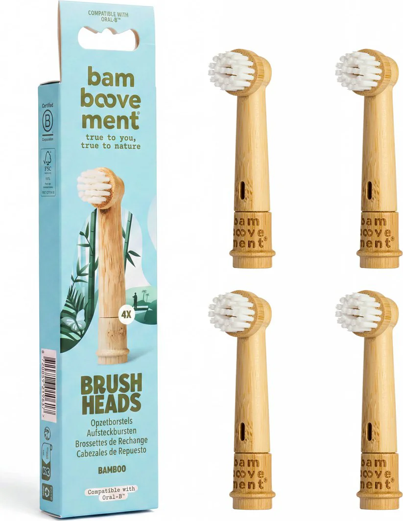 Bamboovement Brush Heads 4ST