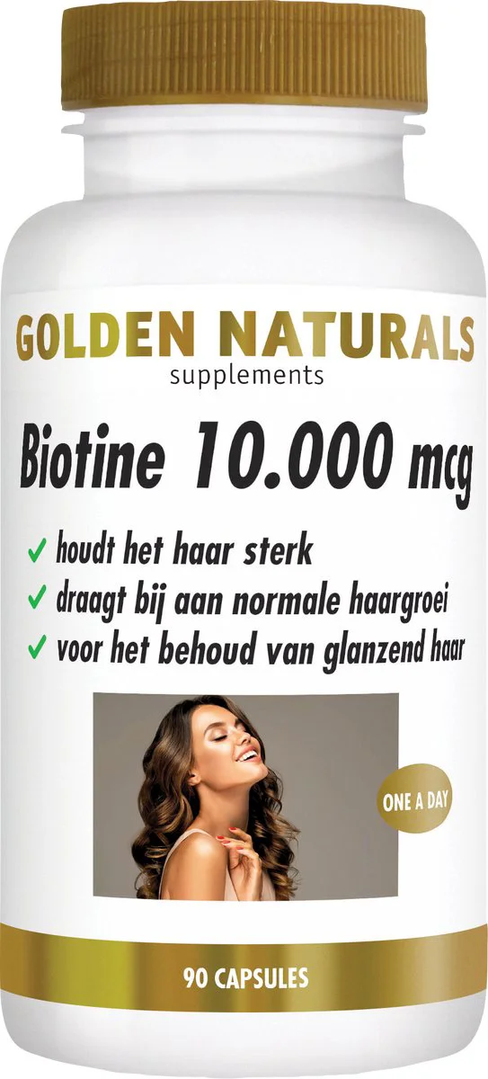 Golden Naturals Biotine 10.000mcg 90 vegacapsules