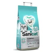 Sanicat Kattenbakvulling Clumping White 10 liter