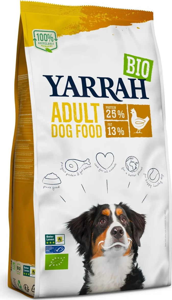 Yarrah Bio Hondenvoer Adult Kip 15 kg