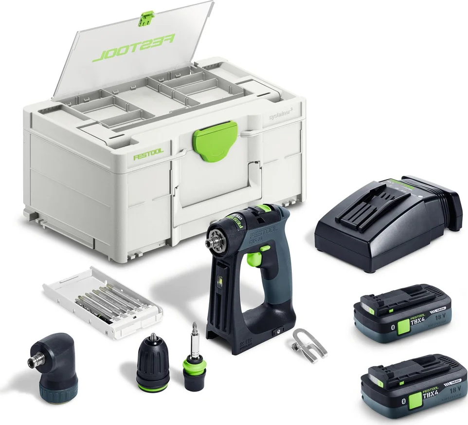 Festool CXS 18 TBX4,0 I-Set Accu schroefboormachine - 579354