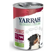 12x Yarrah Bio Hondenvoer Chunks Rund 405 gr