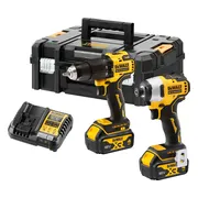 DeWALT DCK2062M2T Accu combiset 2-delig (DCD709 + DCF809) 18V XR 4.0Ah in TSTAK