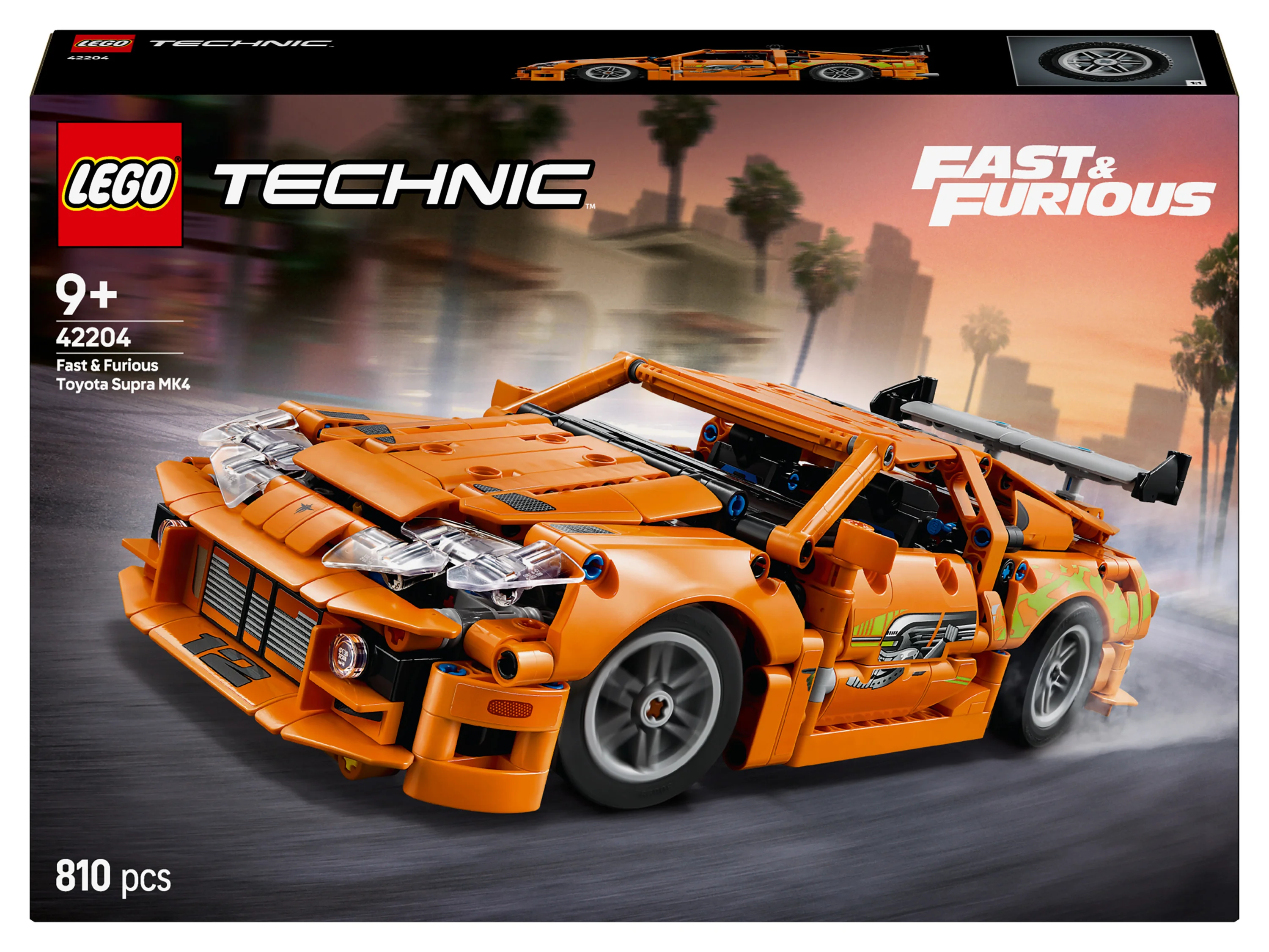 LEGO Technic Fast and Furious Toyota Supra MK4 42204