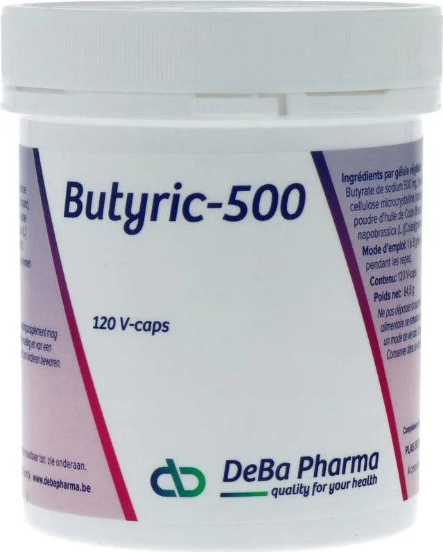 Deba Pharma Butyric-500 Capsules 120VCP