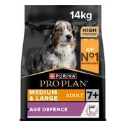 Pro Plan Hondenvoer Droog Adult 7+ Medium & Large Nutrition Kip 14 kg