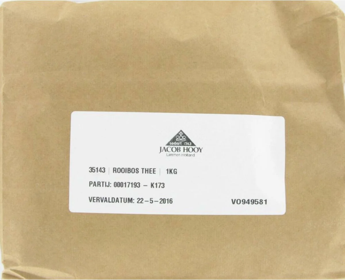 Jacob Hooy Rooibos Thee 1000gr 1KG