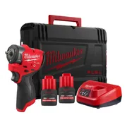 Milwaukee M12 FUEL™ FSCIWF38-252X Accu slagmoersleutel 271Nm 3/8" frictiering 12V 2.5Ah in HD-Box - 4933498970