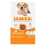 IAMS Large Puppy & Junior Kip Hondenvoer 12 kg