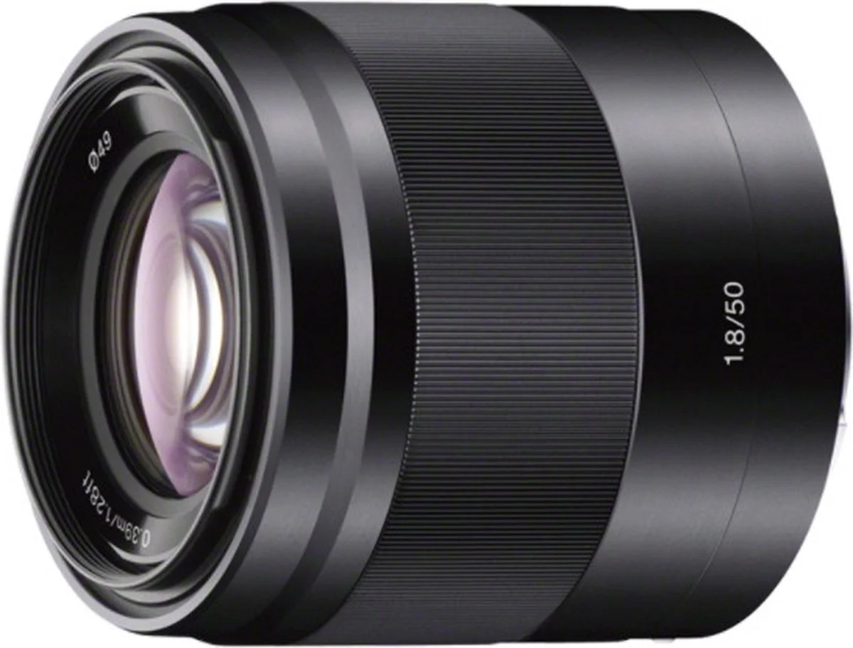 Sony E 50mm f/1.8 OSS Zwart
