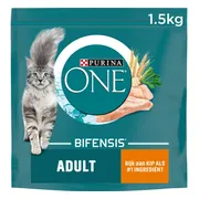 4x Purina ONE Kattenvoer Droog Adult Kip - Volkoren Granen 1,5 kg