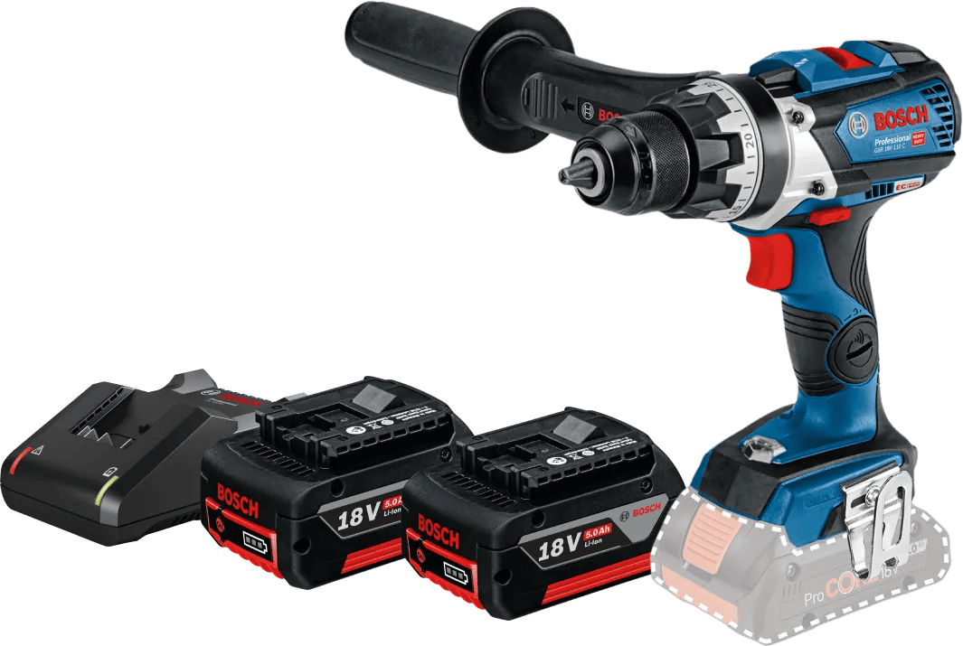 Bosch Professional GSR 18V-110 C 5,0 Ah GBA Accu (2x) Starterspakket