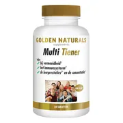 Golden Naturals Multi Tiener 60 tabletten