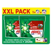 2x Ariel 4in1 Wasmiddel Pods Ultra Vlekverwijderaar 70 stuks