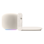 Google Home Speaker Créme + Google TV Streamer 4K