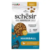 Schesir Monoproteïne Kattenvoer Droog Hairball Kip 1,5 kg