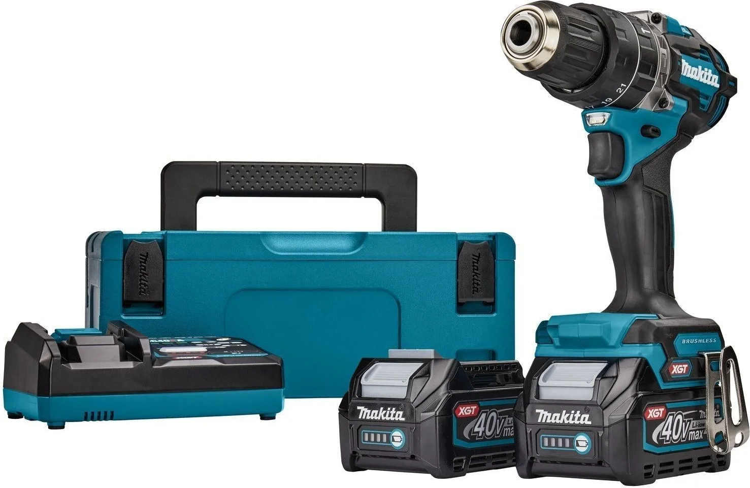 Makita HP002GD201 Accu klop-/schroefboormachine XGT 40V Max 2.5Ah in Mbox