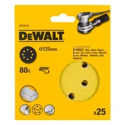 DeWALT DT3113 P80 Schuurschijf 125mm VE=25