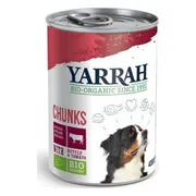 6x Yarrah Bio Hondenvoer Chunks Kip & Rund 820 gr