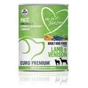 6x Euro-Premium Paté Adult Hondenvoer Nat Lamb & Venison 400 gr