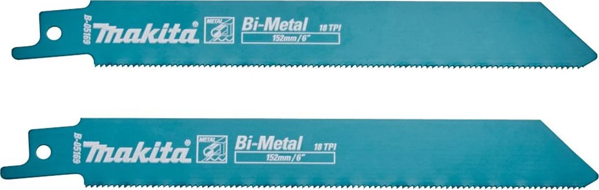 Makita B-05169-2 Reciprozaagblad Staal 132mm