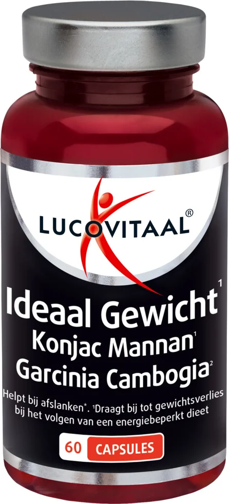 3x Lucovitaal Ideaal Gewicht Konjacwortel Garcinia Cambogia 60 capsules