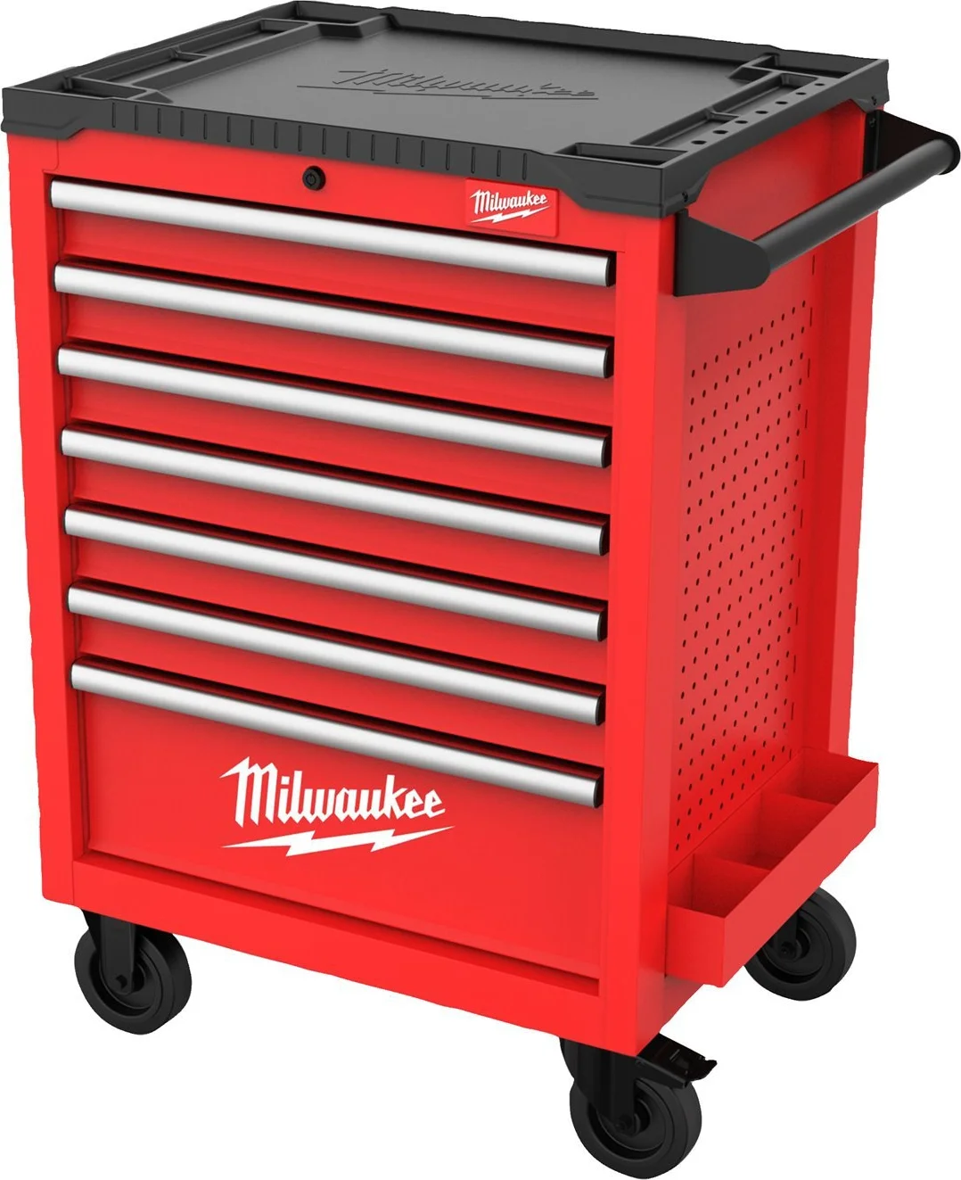 Milwaukee TOOLGUARD™ SRC27/7-1 Stalen gereedschapswagen rood 69cm 7 lades - 4932498252